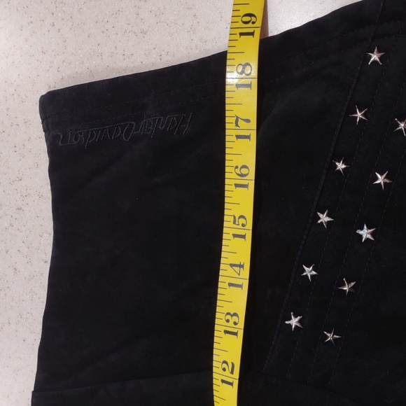 Women's Harley-Davidson Washable Suede V-neck Cropped Tank Top/Vest Size XL - Picture 13 of 14